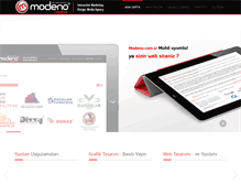 Tablet Screenshot of modeno.com.tr